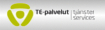 TE-Palvelut -logo